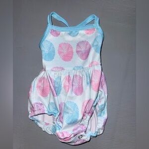 Pastel Blue and Pink Kids Romper